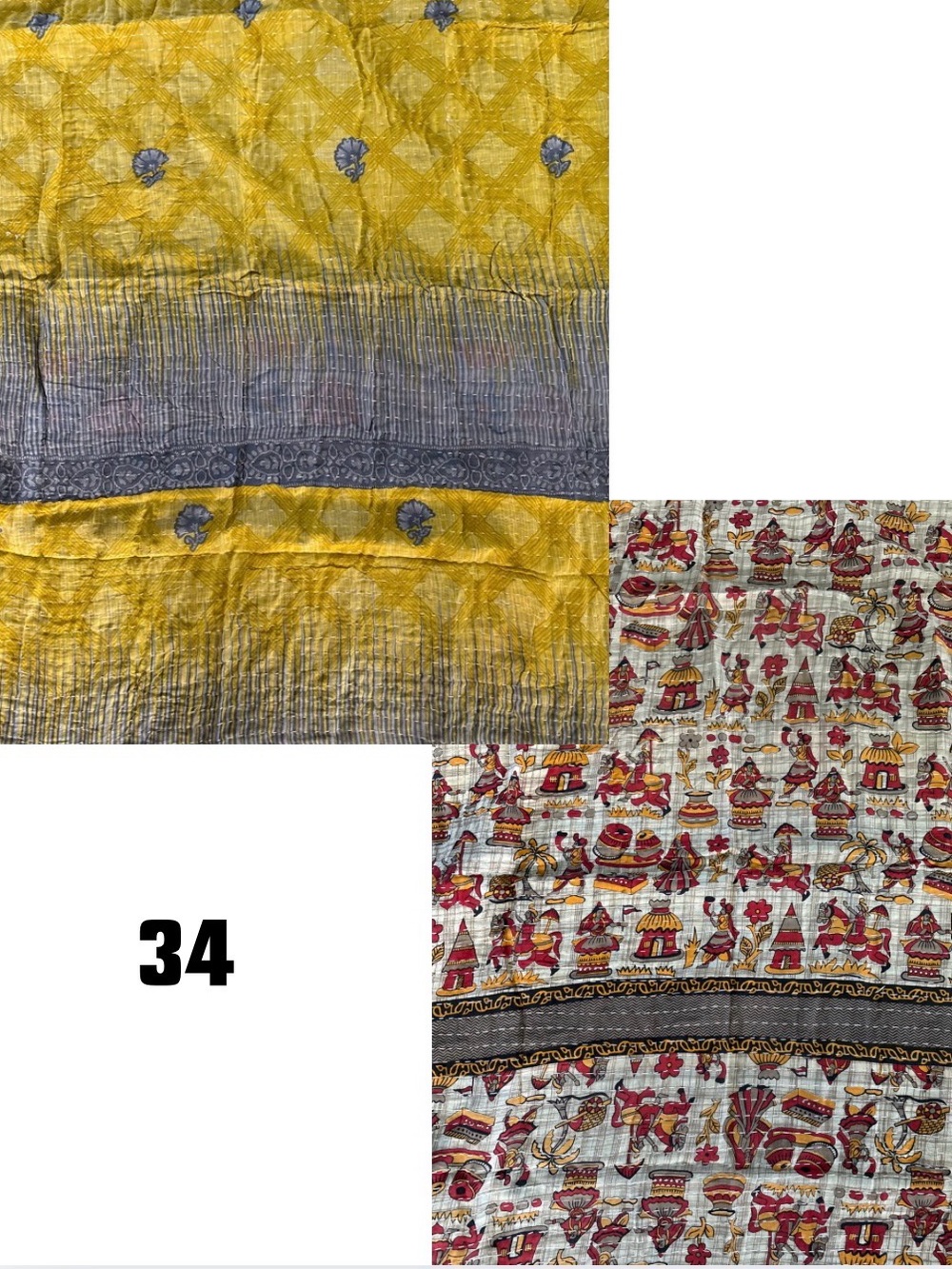 Kantha Throw #34